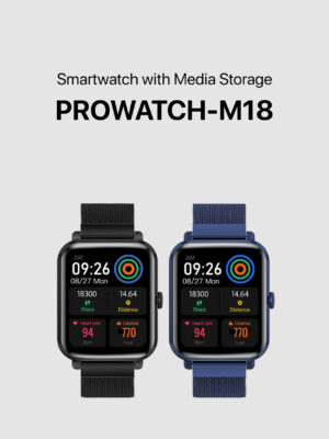 Promate ProWatch-M18 SuperFit™ Smartwatch with Media Storage