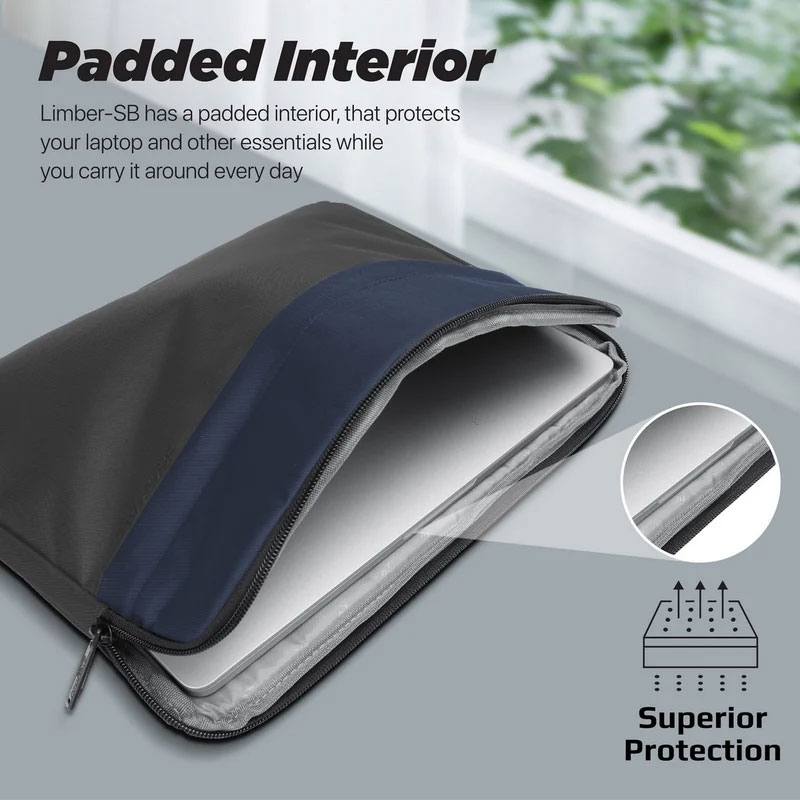 Promate Limber-SB Lightweight 13" Tablet Sleeve with Front Storage Zipper - Image 2