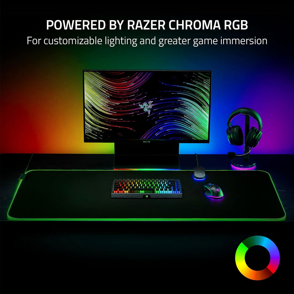 Razer Goliathus Chroma 3XL (Razer Goliathus Chroma 3XL - Soft Gaming Mouse Mat with Chroma - FRML Packaging) - Image 3