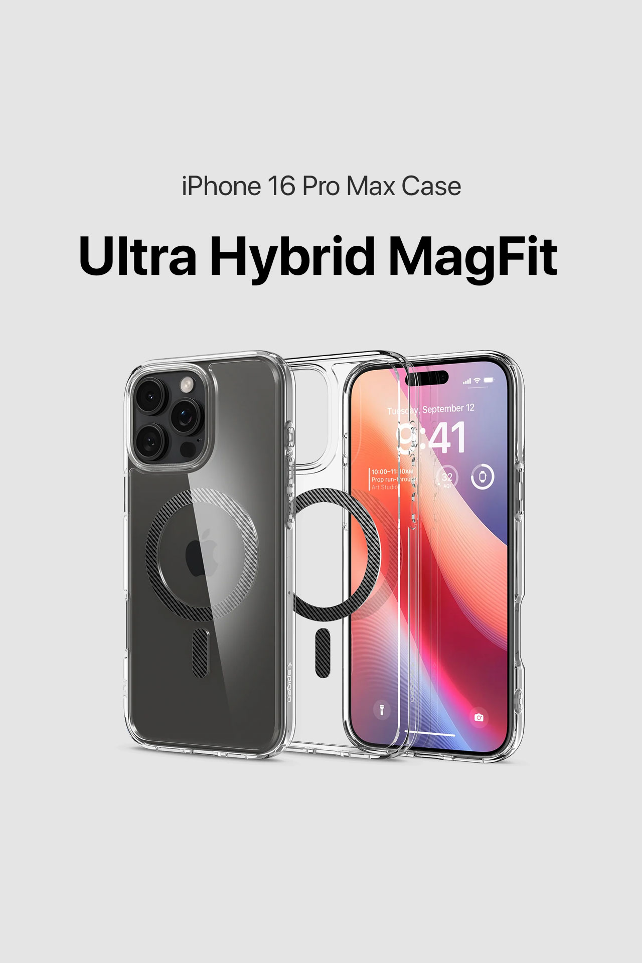 Ultra Hybrid MagFit Carbon Fiber (iPhone 16 Pro Max Case)(ACS08000)