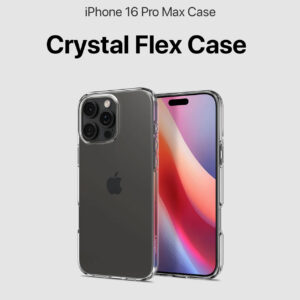 Crystal Flex Crystal Clear (iPhone 16 Pro Max Case)(ACS08025)