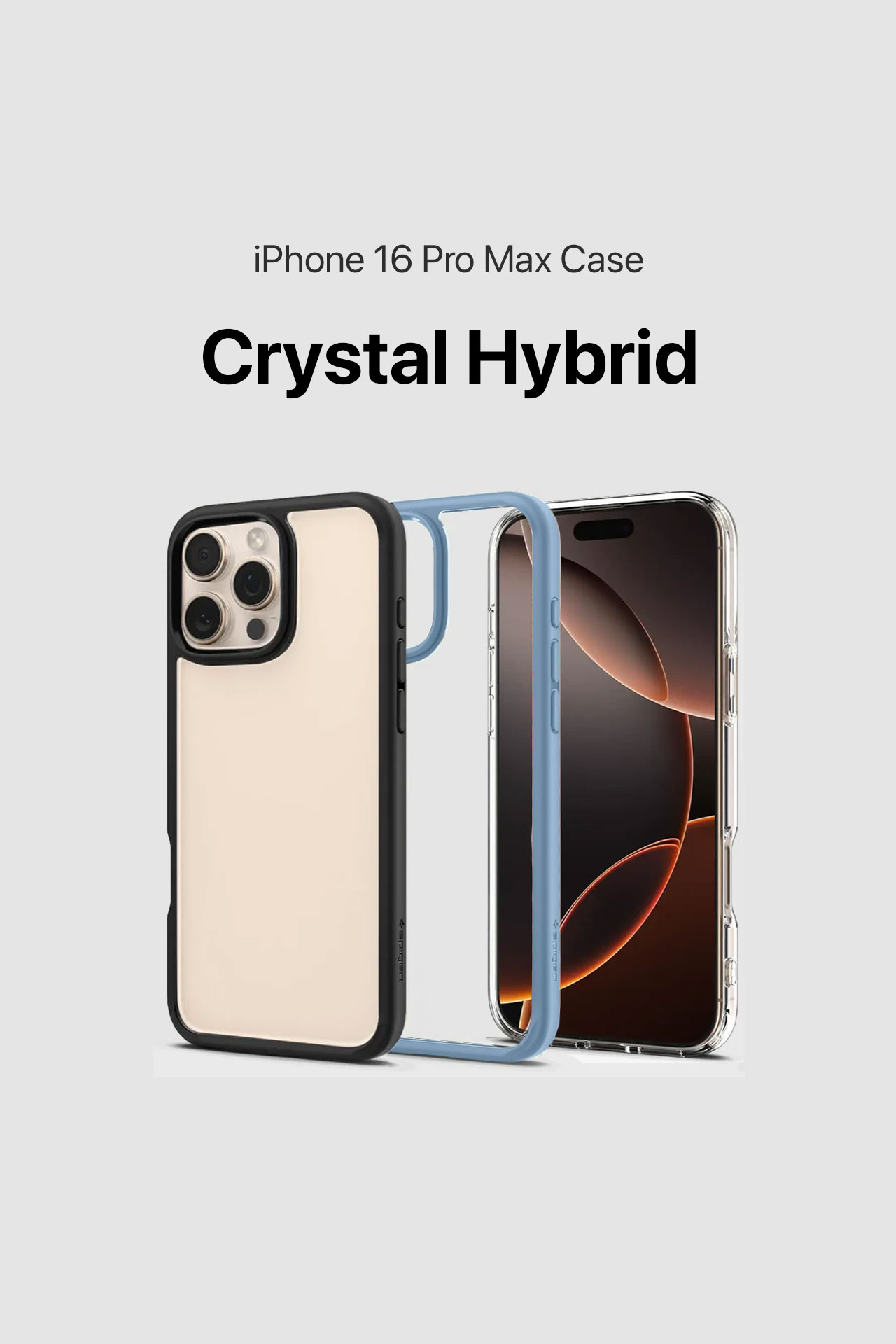 Crystal Hybrid (iPhone 16 Pro Max Case )(ACS08031)