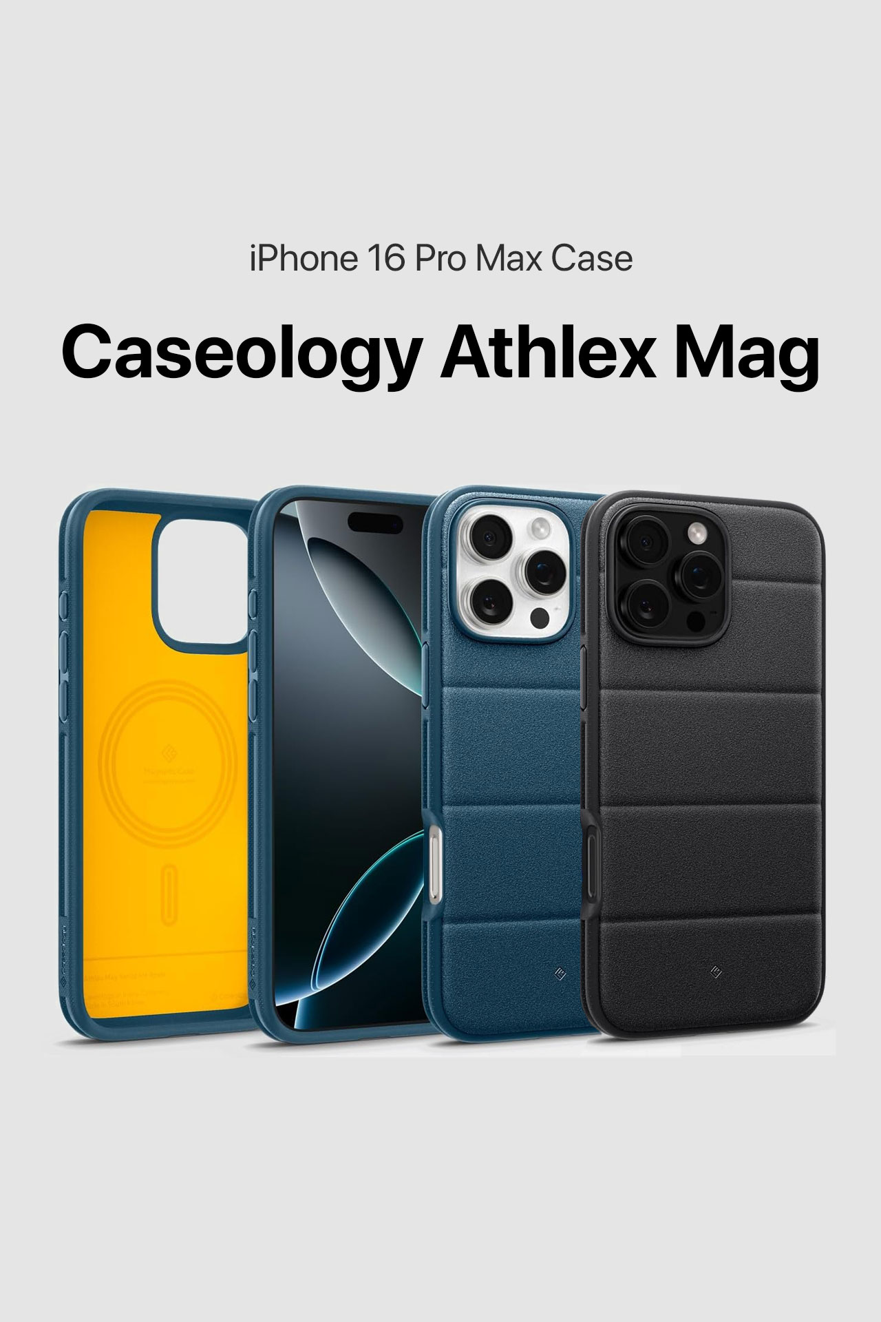 Caseology iPhone 16 Pro Max Case Athlex Mag (ACS08048/ACS08046)