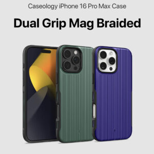 Caseology iPhone 16 Pro Max Case Dual Grip Mag Braided (ACS08051/ACS08050)