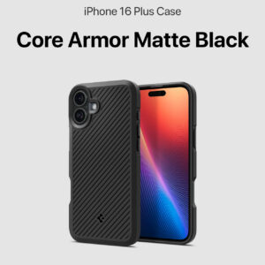 Core Armor Matte Black (iPhone 16 Plus Case)(ACS08090)