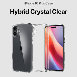 Crystal Hybrid Crystal Clear (iPhone 16 Plus Case)(ACS08095)