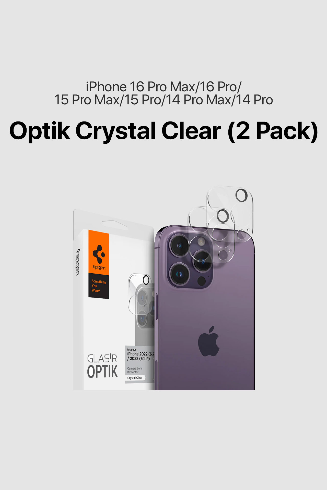 Glas.tR Optik Crystal Clear (2 Pack)(AGL05761)