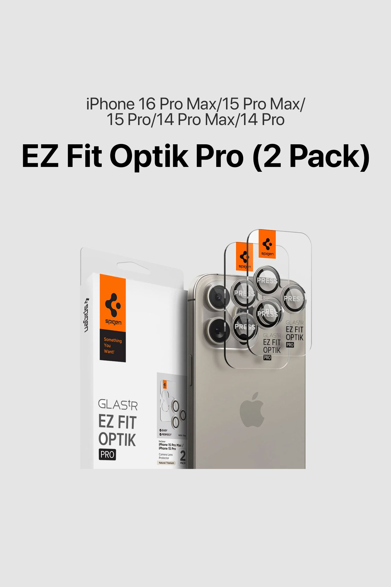 Glas.tR EZ Fit Optik Pro Natural Titanium (2 Pack)