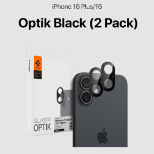 Glas.tR Optik Black (2 Pack)(iPhone 16 Plus/16)(AGL07922)