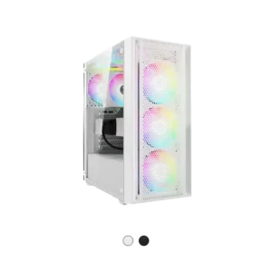 Gamdias AURA GC2 ELITE ARGB PerforatedARGB Mid-Tower Case