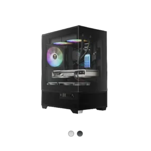 Gamdias AURA GC9M Elite ARGB Cimpact Panoramic ARGB Micro-Tower Case