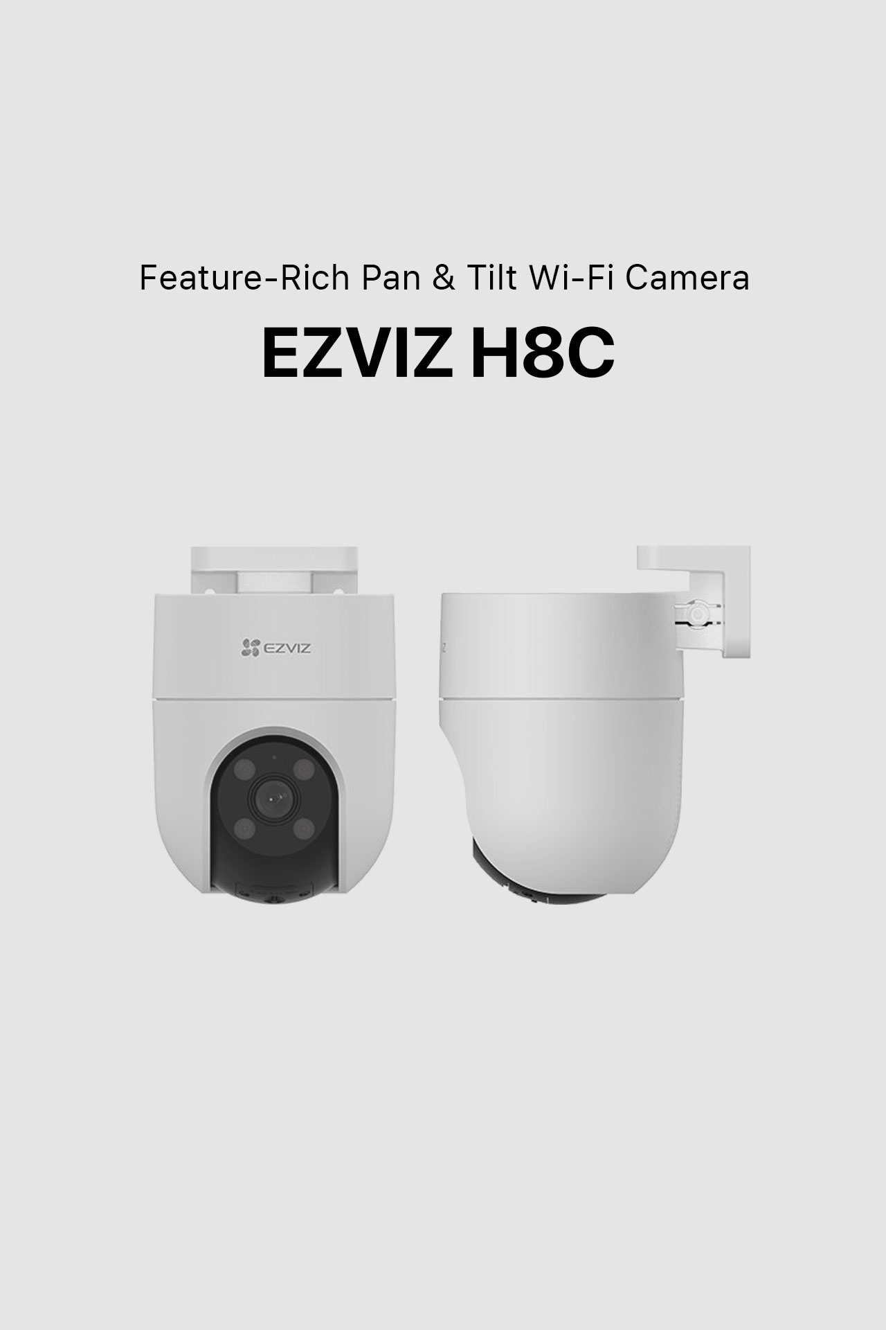 EZVIZ H8c Feature-Rich Pan & Tilt Wi-Fi Camera