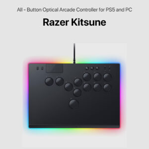 Razer Kitsune (Razer Kitsune - All - Button Optical Arcade Controller for PS5 and PC - AP Packaging)