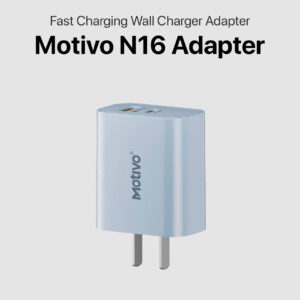 Motivo N16 Fast Charging Wall Charger Adapter with USB-C and USB-A Ports