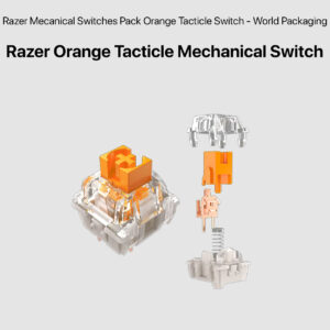 Razer Orange Tacticle Mechanical Switch (Razer Mechanical Switches Pack Orange Tacticle Switch - Wolrd Packaging)