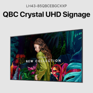 Samsung QBC Crystal UHD Signage