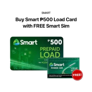 Buy ?500 Smart Load Card with FREE Smart Sim