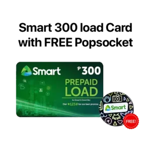 P300 Smart Load Card with FREE Popsocket
