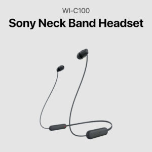 SONY IN-EAR NECK BAND HEADSET WI-C100 IN-EAR HEADPHONES