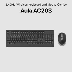 Aula AC203 2.4GHz Wireless Keyboard and Mouse Combo