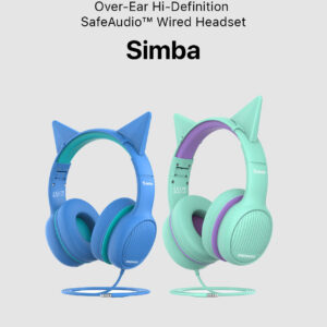 Promate Simba Over-Ear Hi-Definition SafeAudio™ Wired Headset