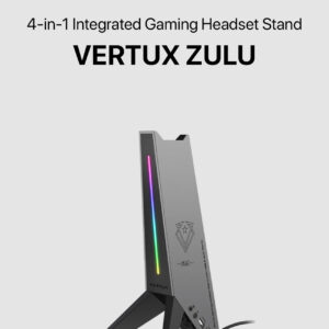 Vertux Zulu 4-in-1 Integrated Gaming Headset Stand